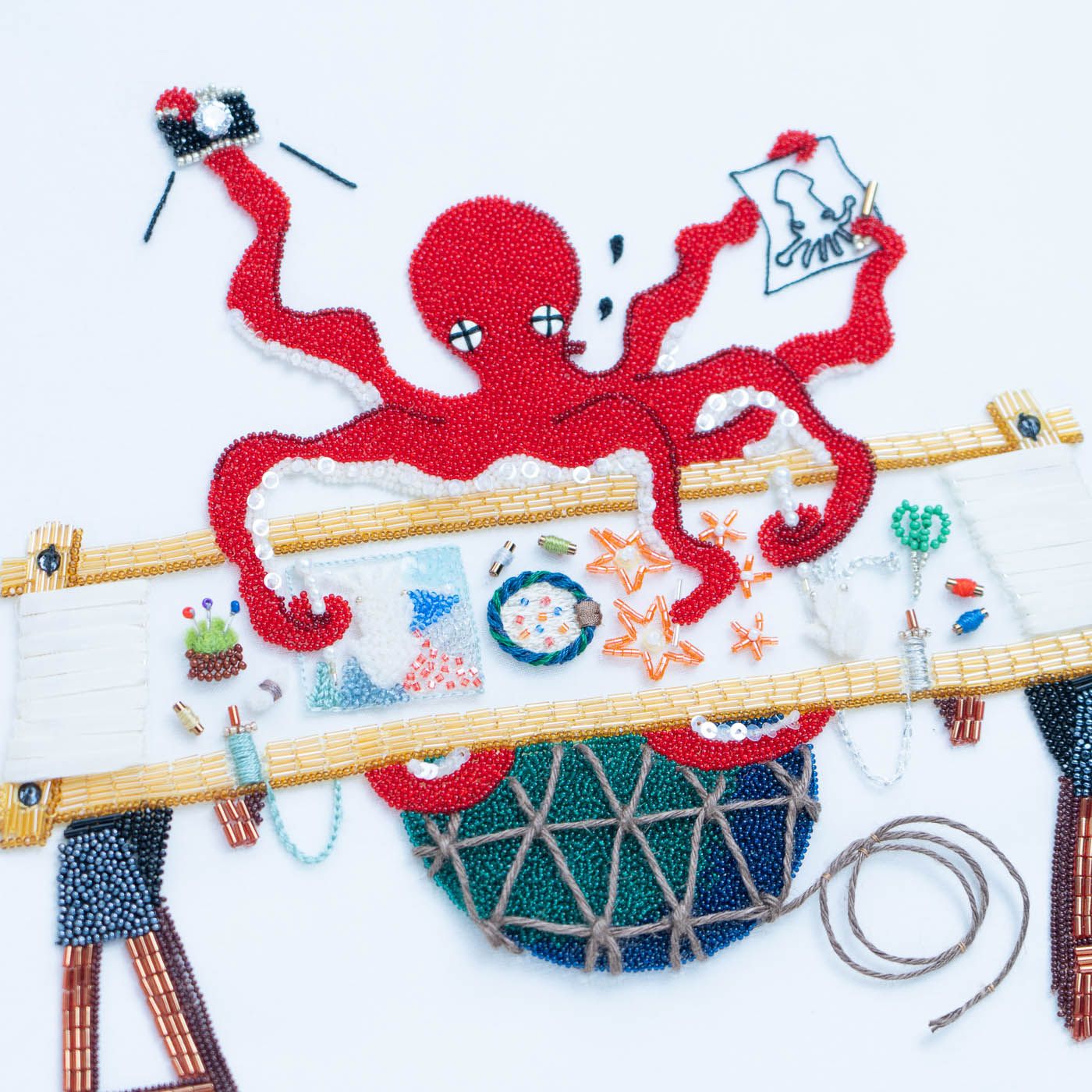 或るタコのオートクチュール刺繍作家の日常